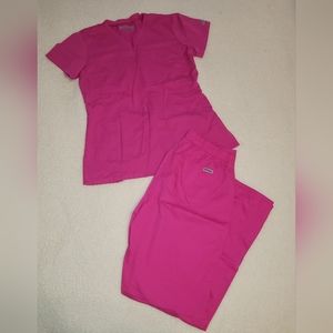 Grey's Anatomy by Barco Women's scrubs set Pink size small
